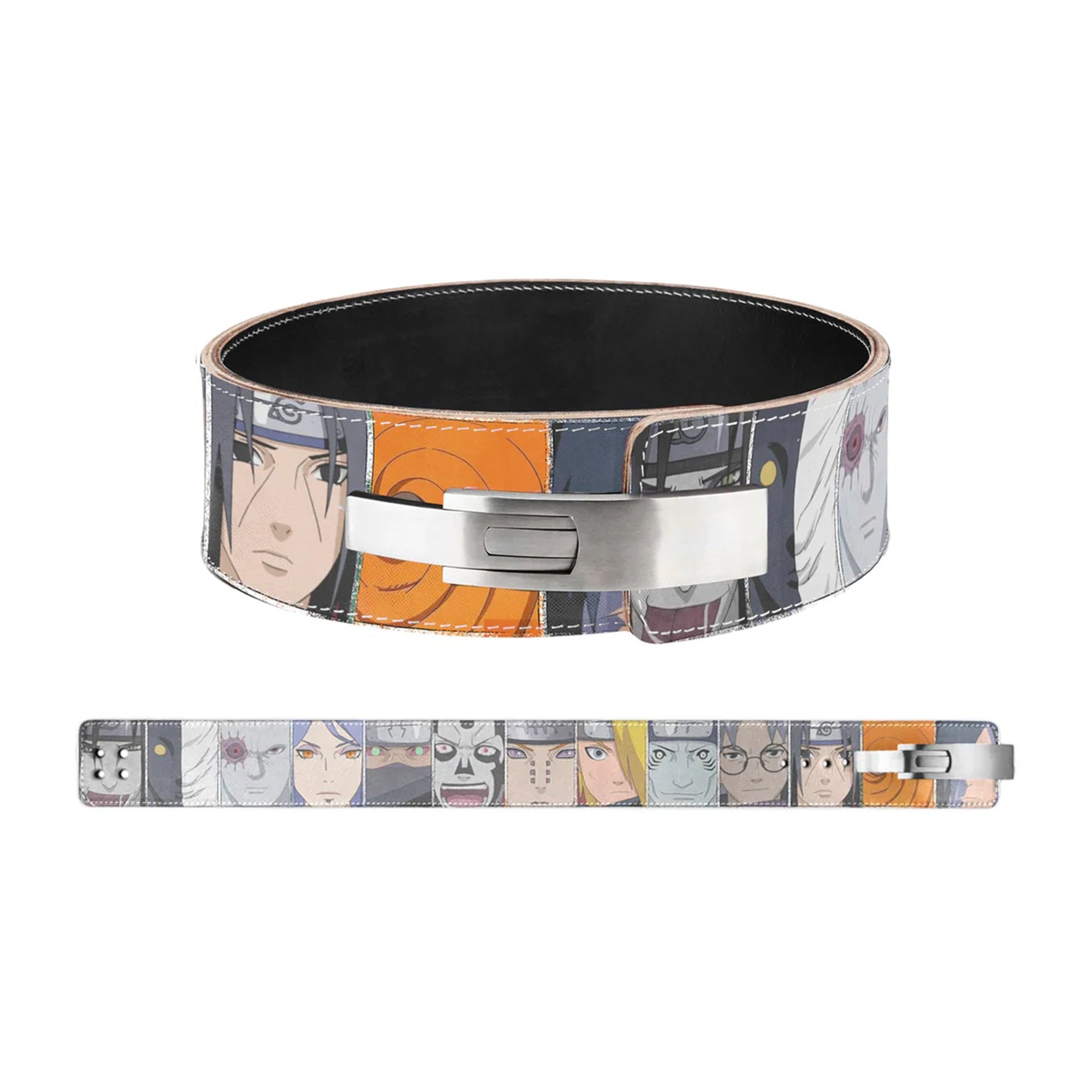 Akatsuki Faces Custom Weightlifting Belt - Gunsmith Fitness