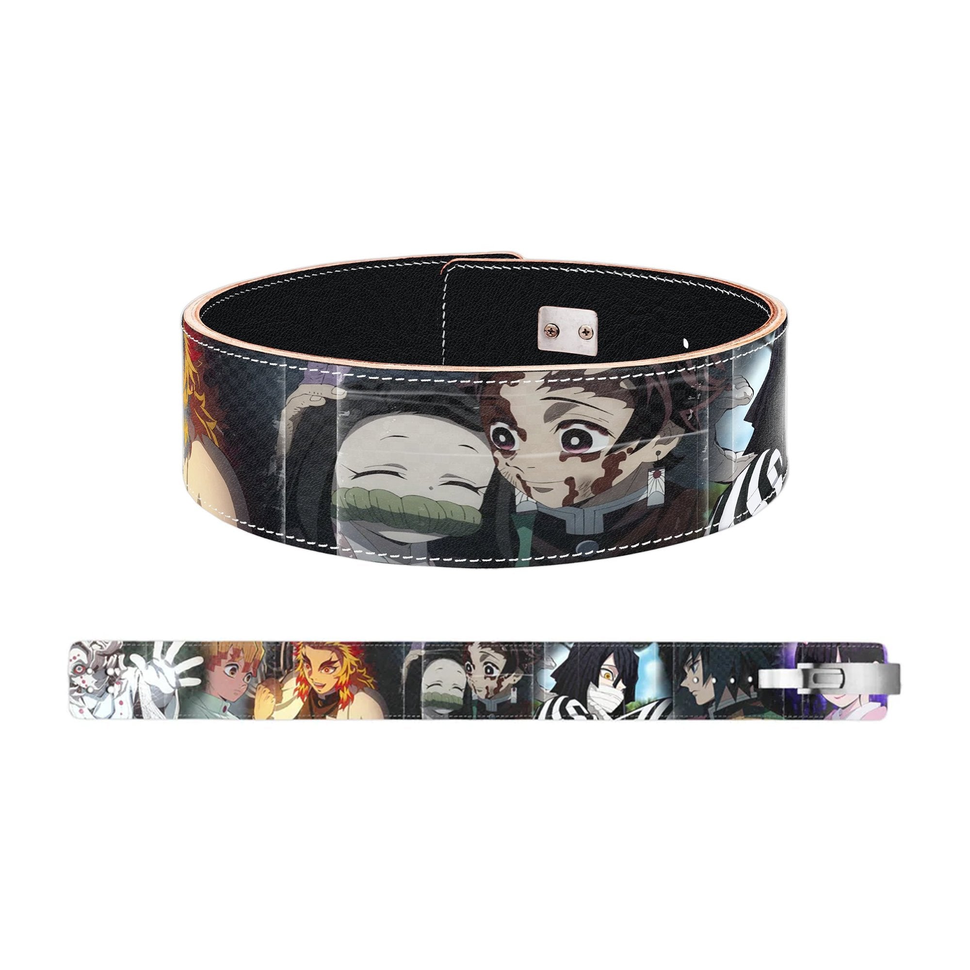 Demon Slayer Characters Custom Weightlifting Belt - Gunsmith Fitness