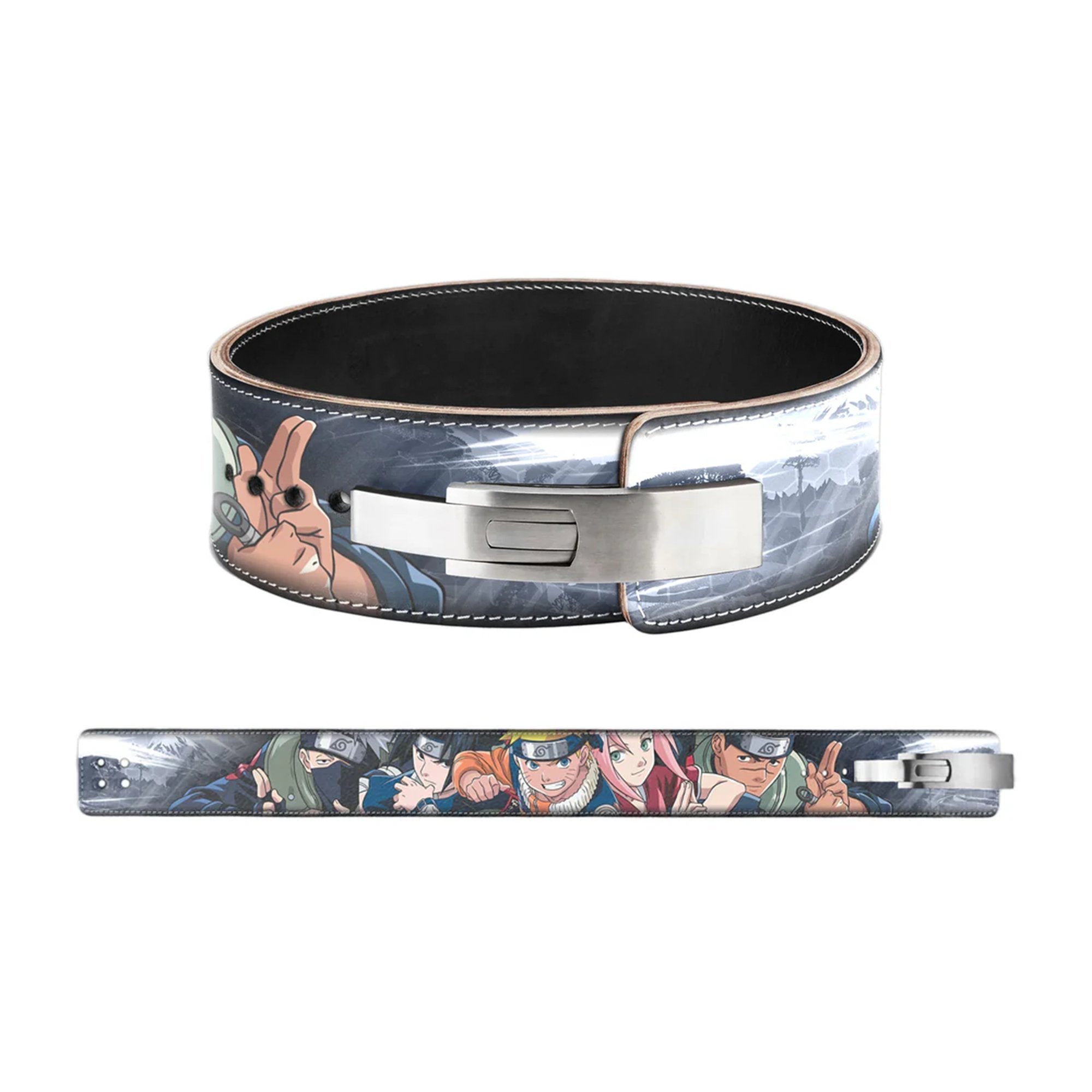 Naruto Characters Custom Weightlifting Belt - Gunsmith Fitness