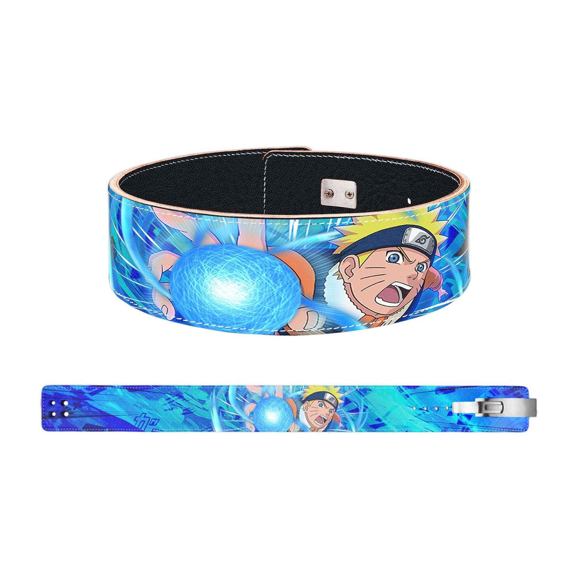 Naruto Uzumaki Custom Weightlifting Belt - Gunsmith Fitness