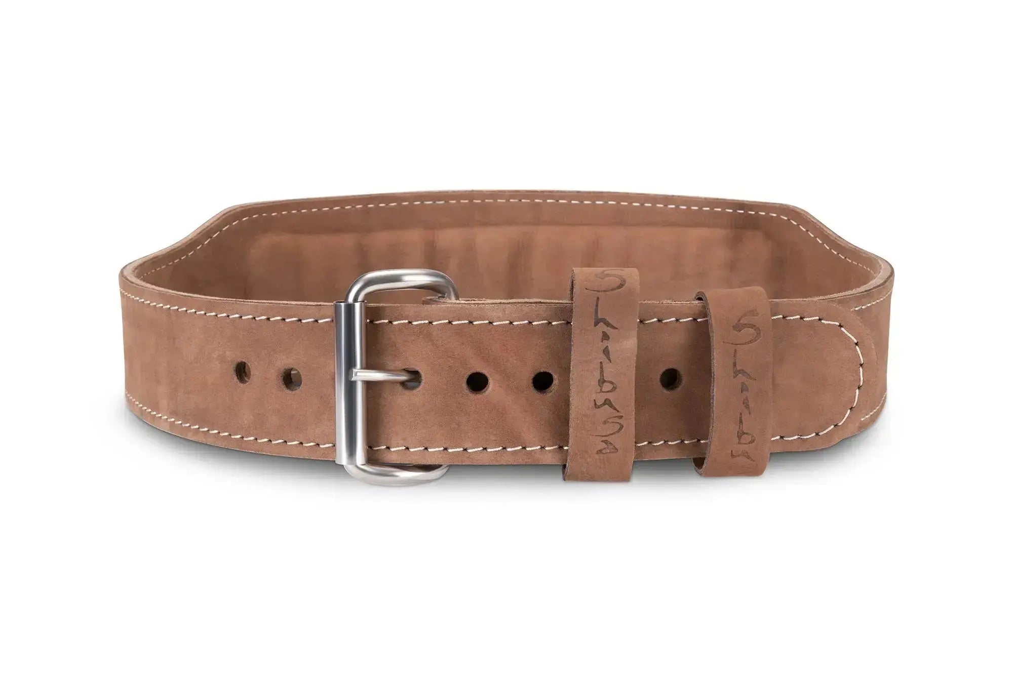 4 Inch Shibusa Premium Leather Lifting Belt - Gunsmith Fitness