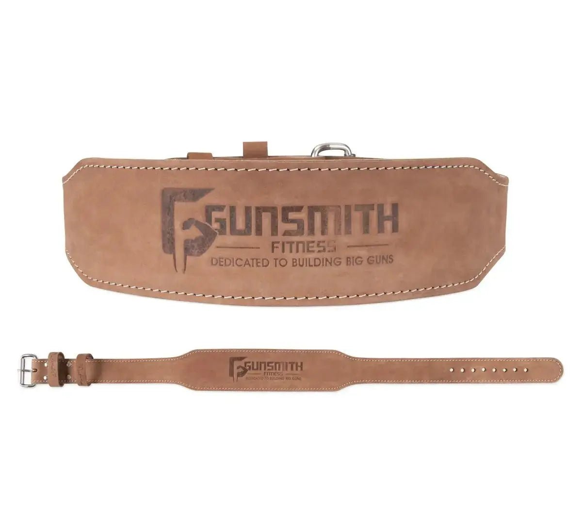 6 Inch Shibusa Premium Leather Lifting Belt - Gunsmith Fitness