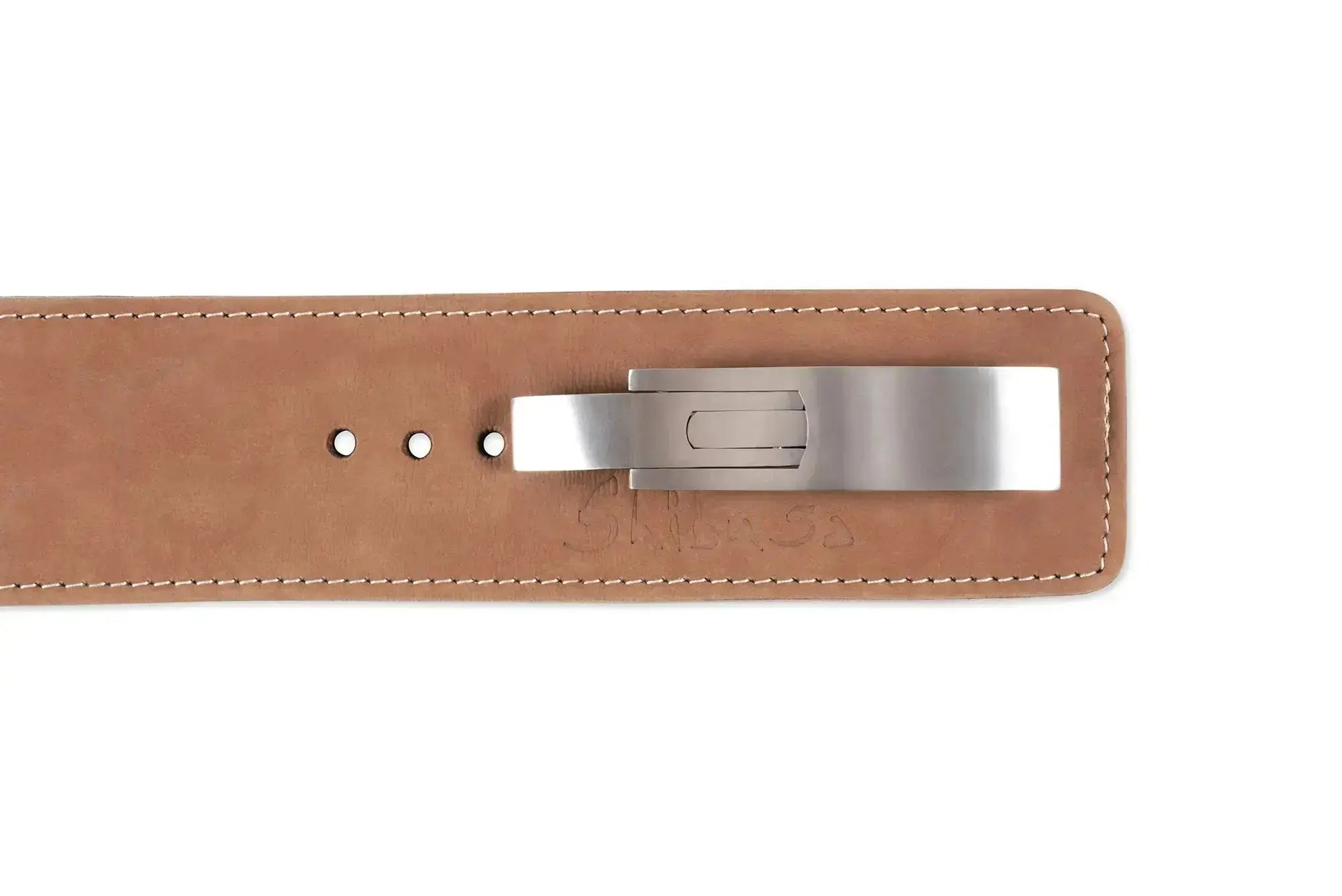 Shibusa Brown Leather Lever Belt - Gunsmith Fitness