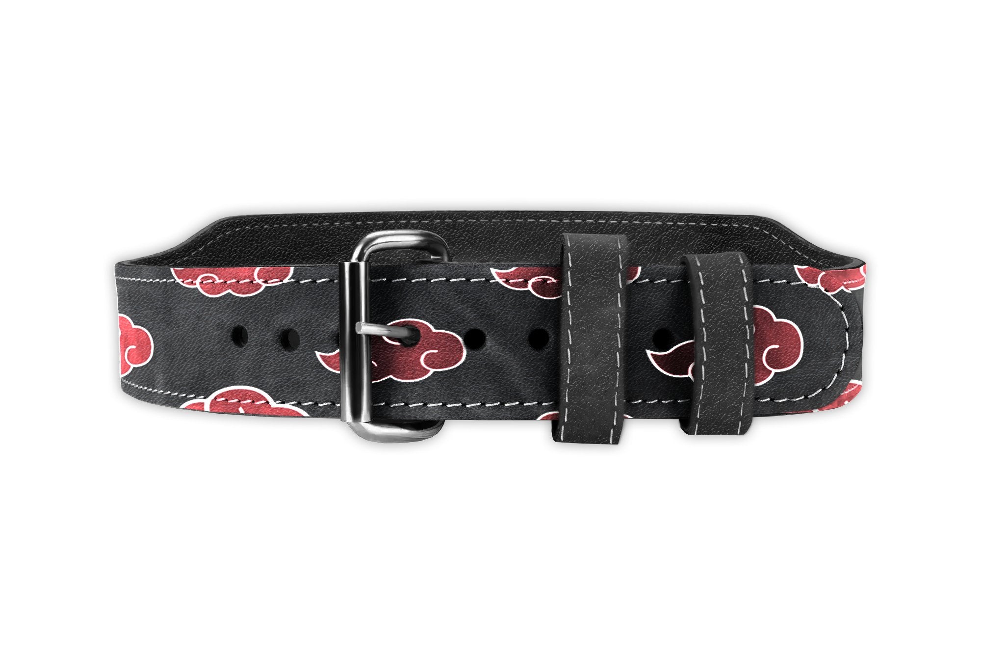 Akatsuki Cloud Pattern Weightlifting Belt - Gunsmith Fitness