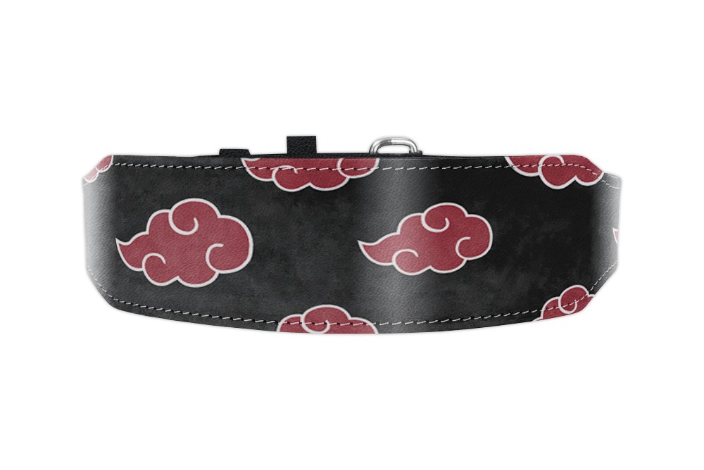 Akatsuki Cloud Pattern Weightlifting Belt - Gunsmith Fitness