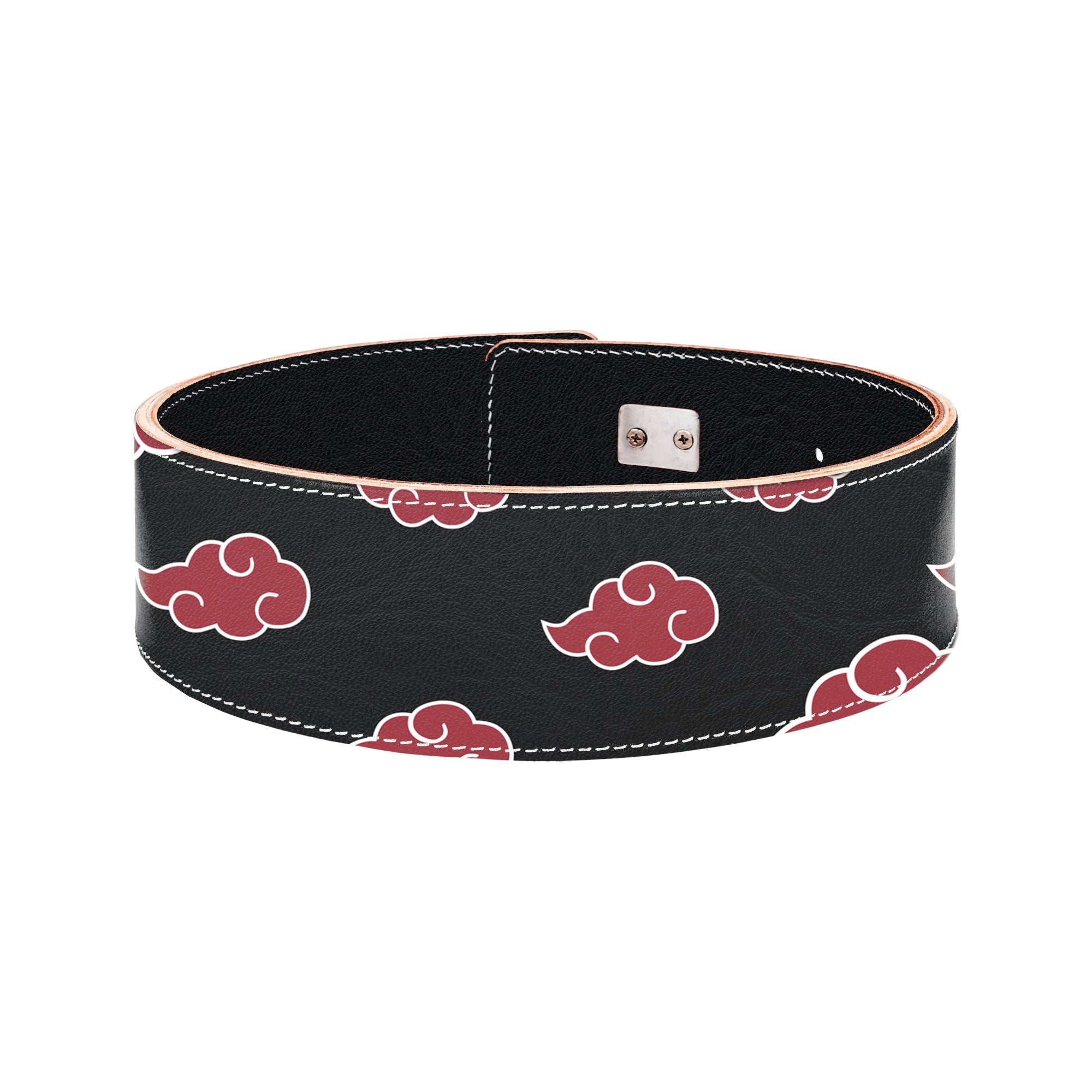 Akatsuki Cloud Pattern Weightlifting Belt - Gunsmith Fitness