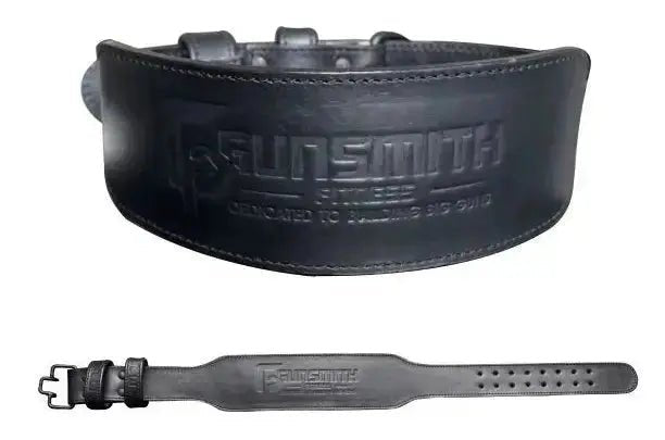 Apex 4 Inch Black Olympic Belt - Gunsmith Fitness