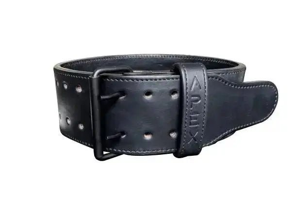 Apex 4 Inch Black Powerlifting Belt - Gunsmith Fitness