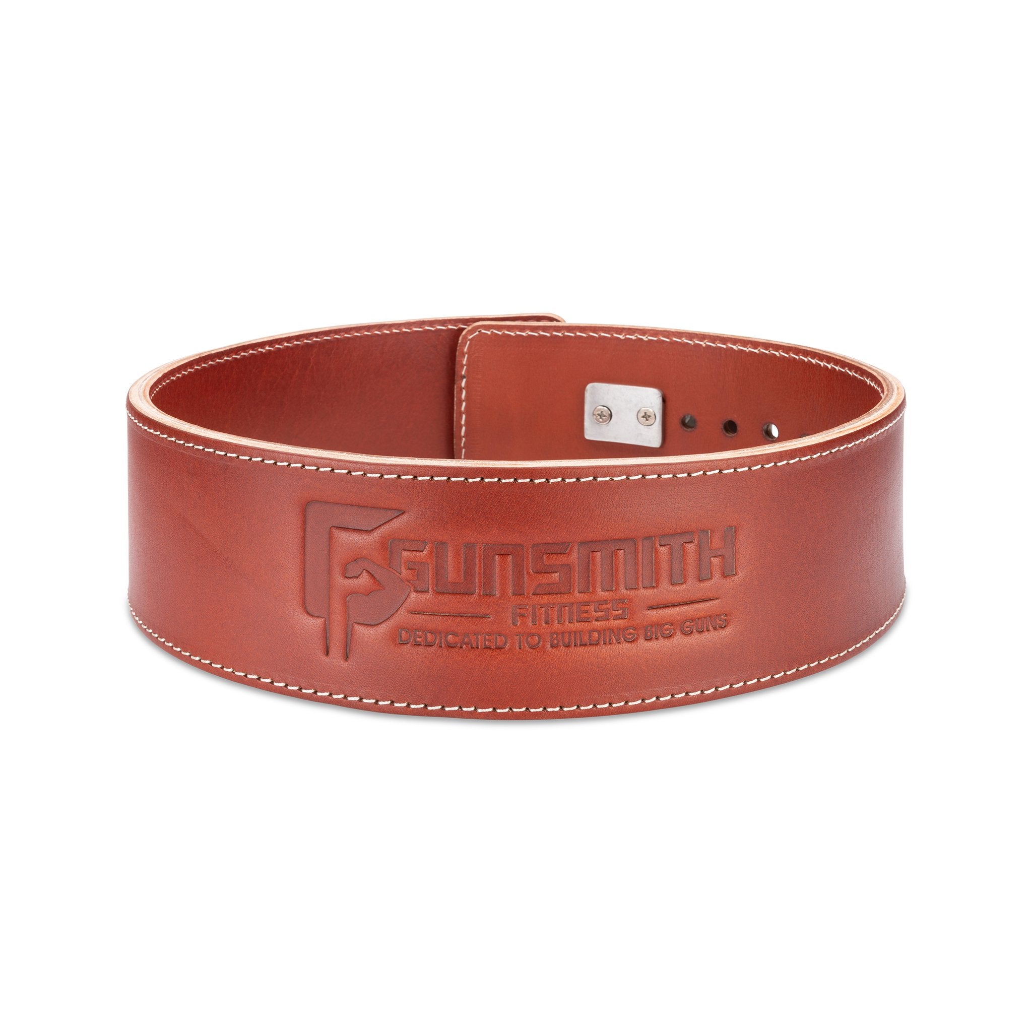 Apex 4 Inch Brown Powerlifting Lever Belt - Gunsmith Fitness