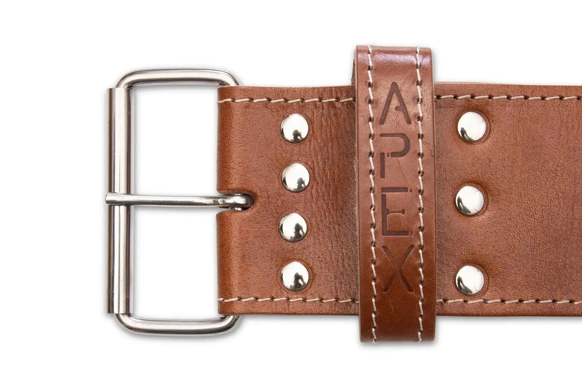 Apex 4 Inch Brown Powerlifting Single Prong Belt - Gunsmith Fitness