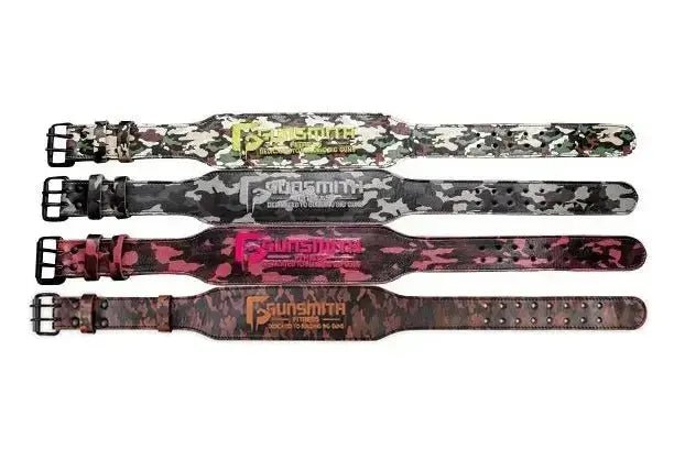 Camo Apex 4 Inch Lifting Belt - Gunsmith Fitness