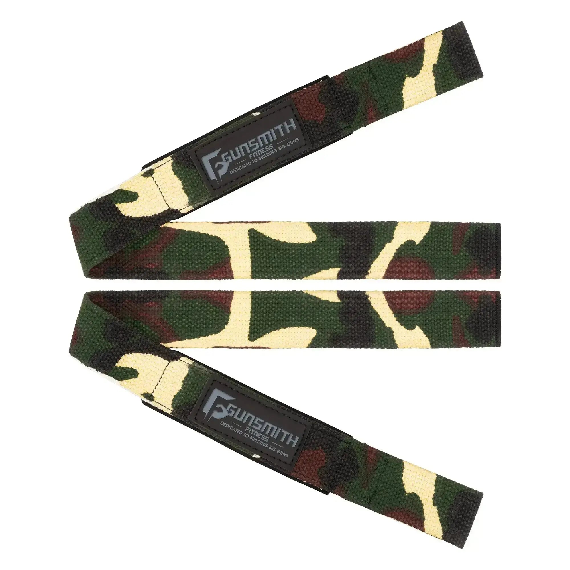 Camo Cotton Lifting Straps - Gunsmith Fitness