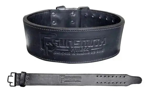 Clearance - Apex 4 Inch Black Powerlifting Belt - Gunsmith Fitness