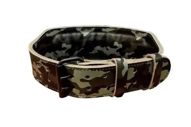 Clearance - Camo Apex 4 Inch Lifting Belt - Gunsmith Fitness