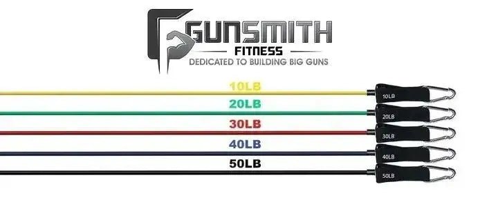 Door Resistance Bands (11 Piece Set) - Gunsmith Fitness