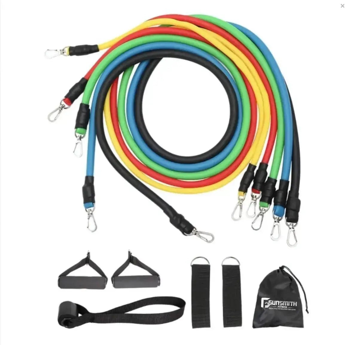 Door Resistance Bands (11 Piece Set) - Gunsmith Fitness