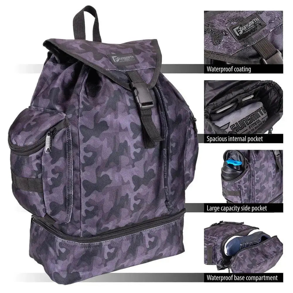 Gunsmith Camo Fitness Backpack - Gunsmith Fitness