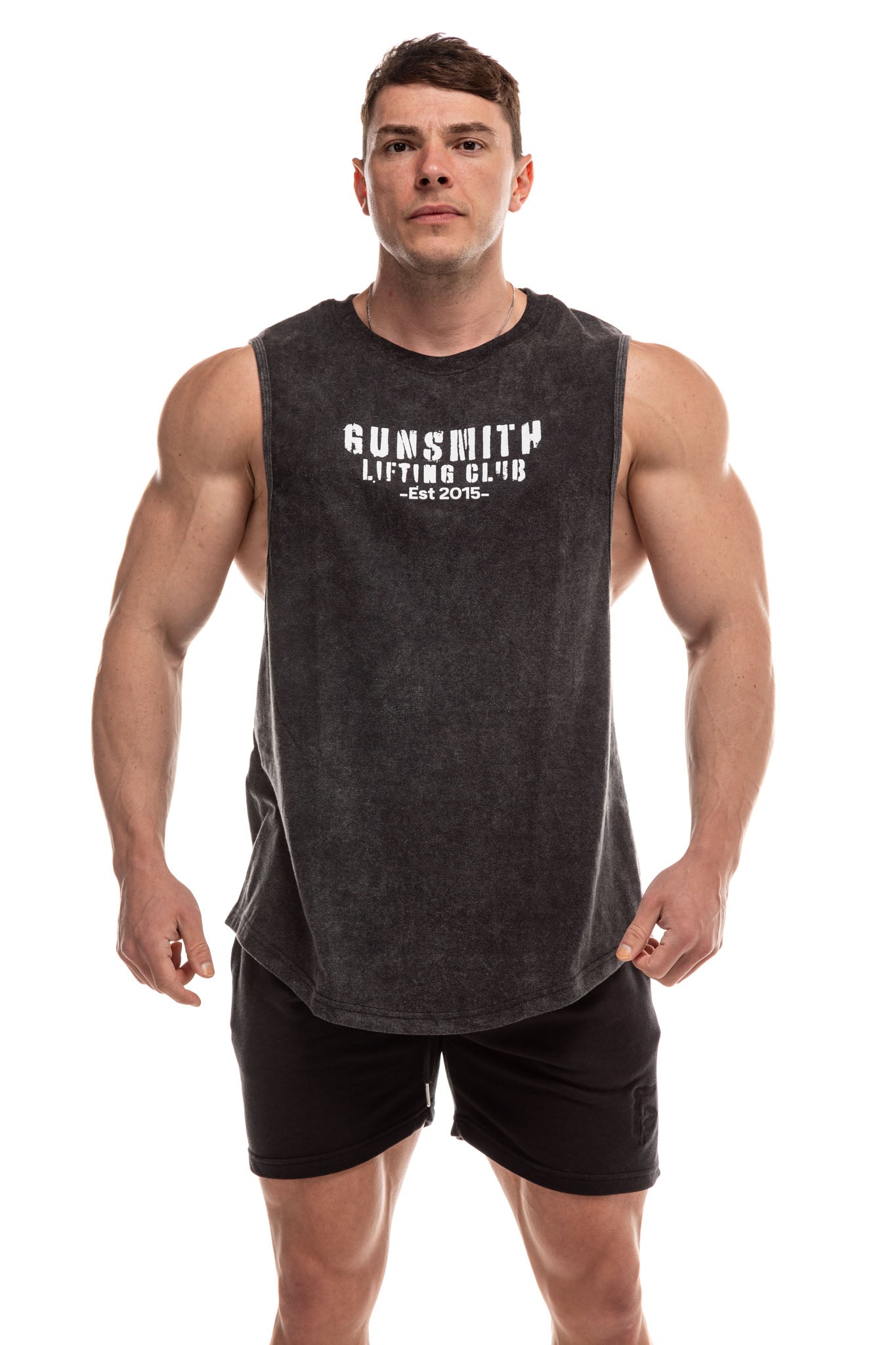 Lifting Club Acid Wash Gym Tank - Gunsmith Fitness