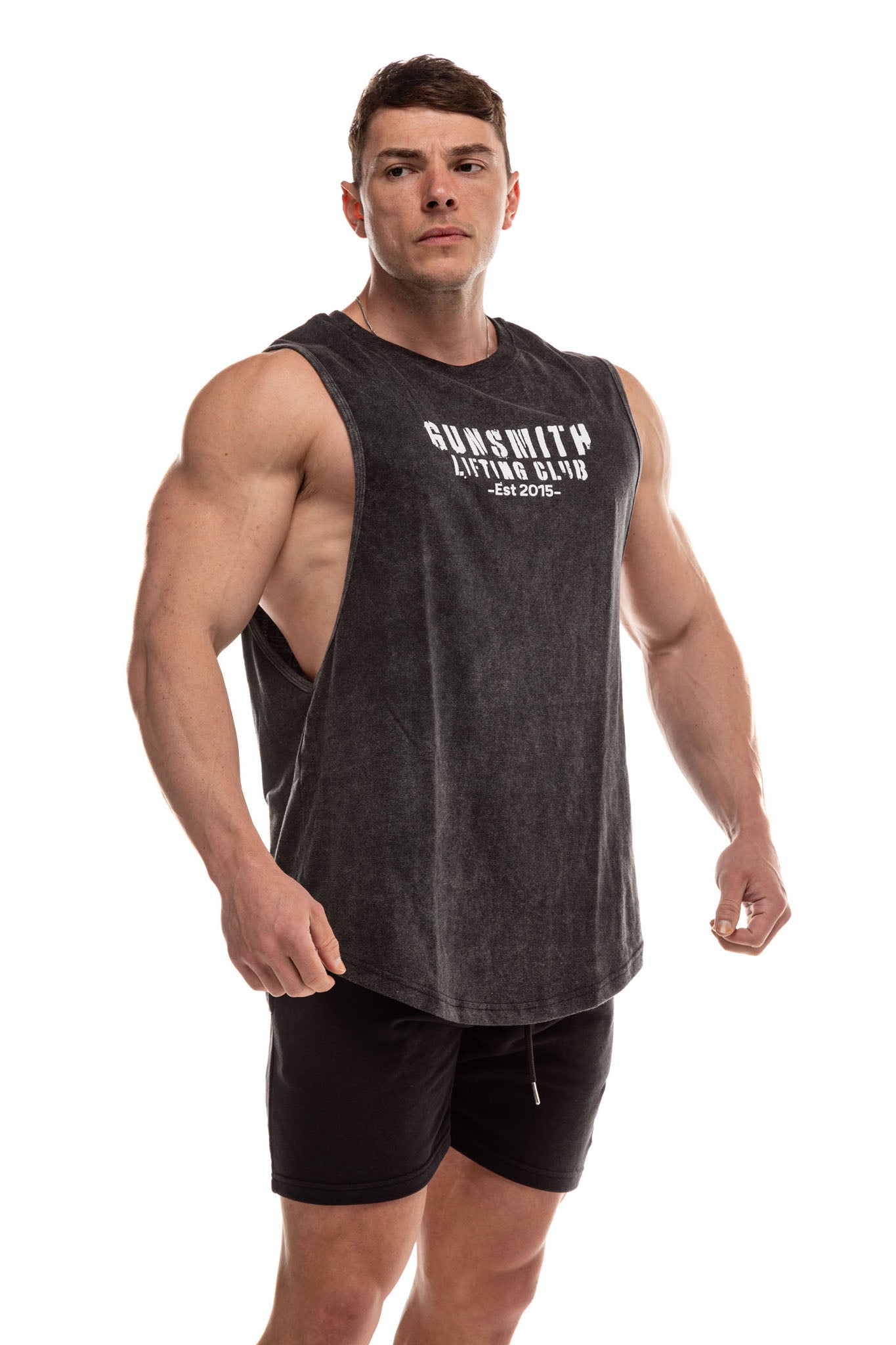 Lifting Club Acid Wash Gym Tank - Gunsmith Fitness