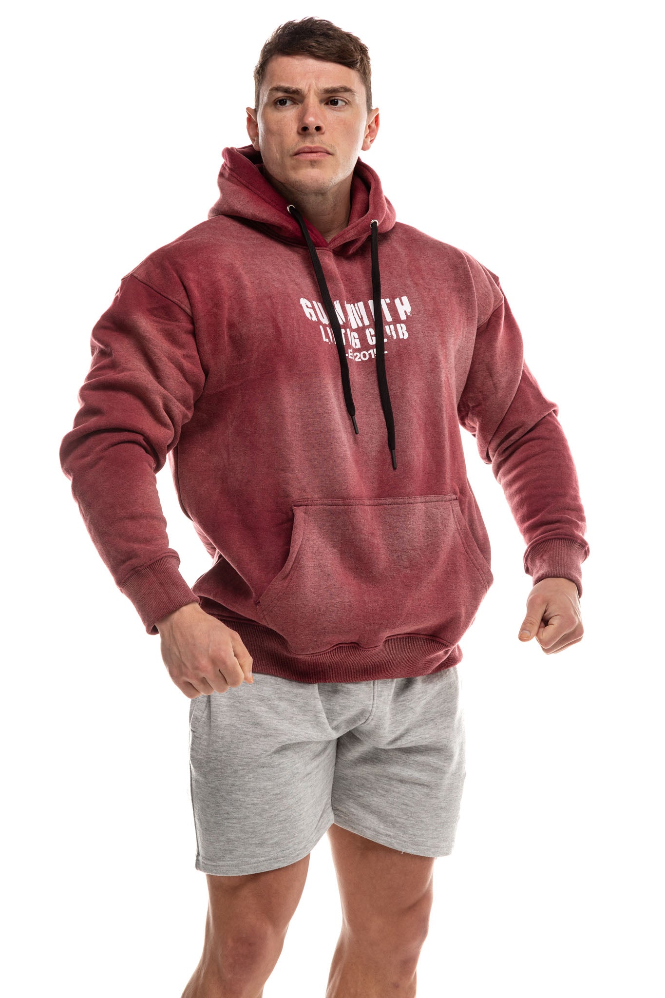 Lifting Club Acid Wash Oversized Hoody - Gunsmith Fitness