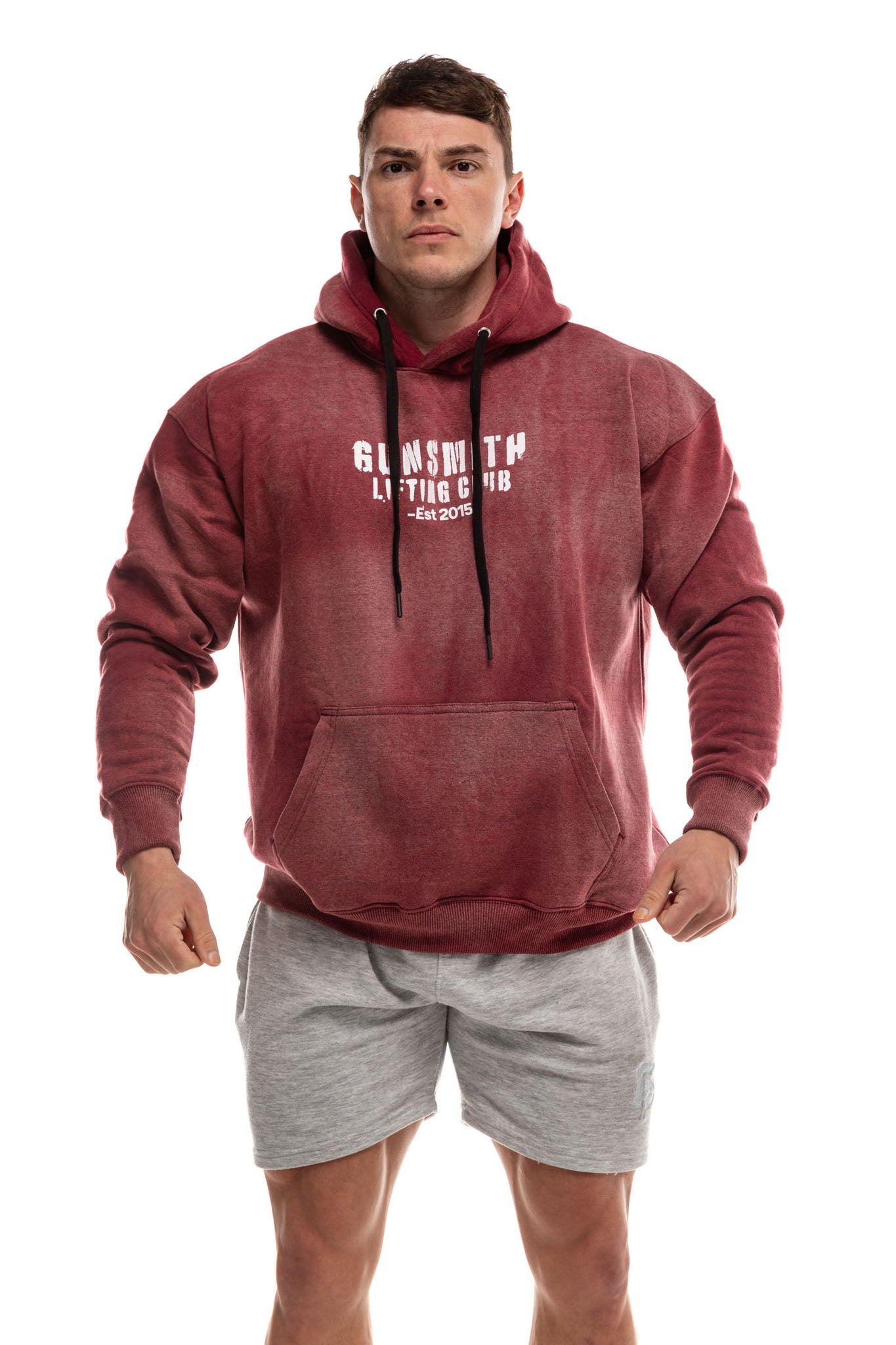 Lifting Club Acid Wash Oversized Hoody - Gunsmith Fitness