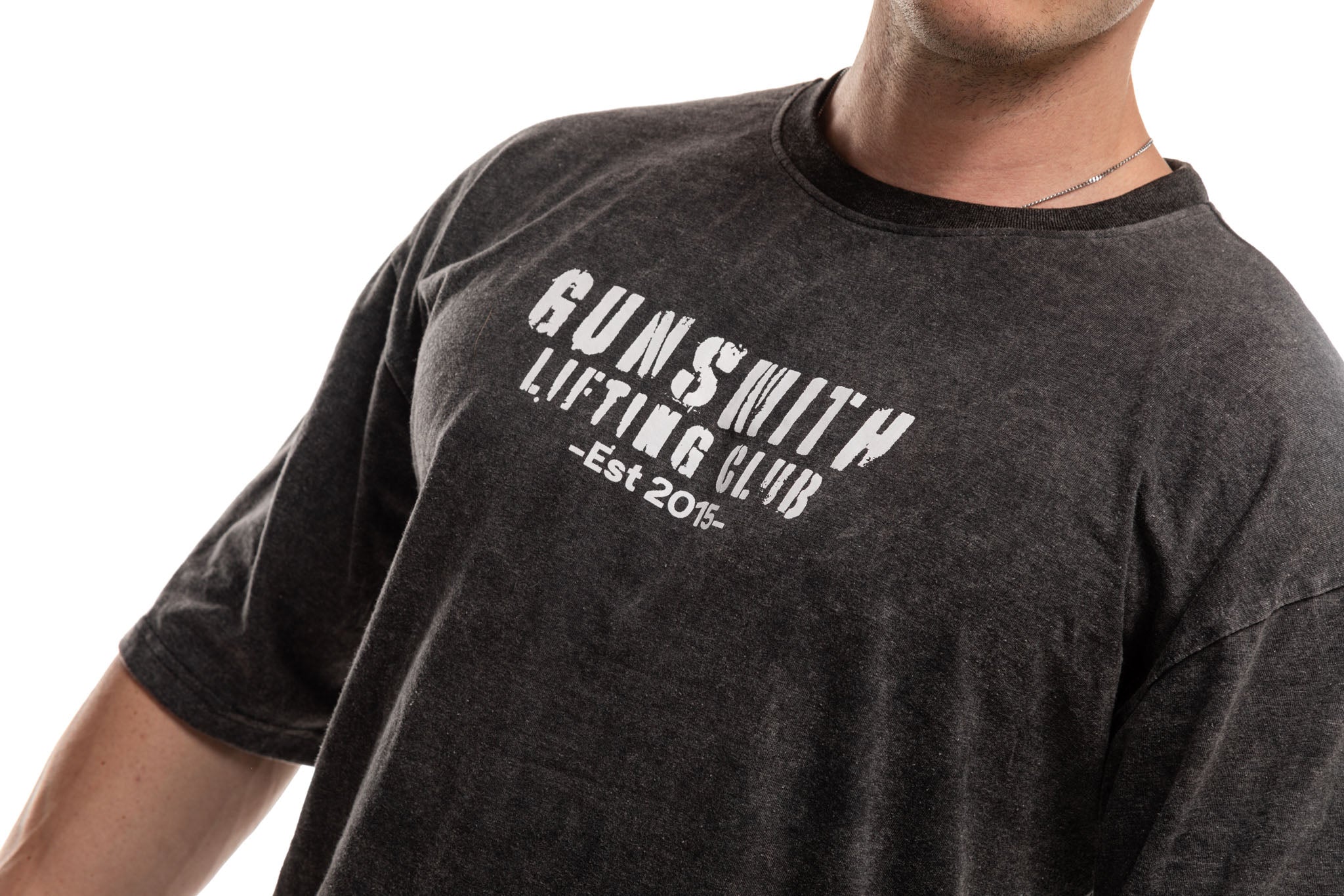 Lifting Club Acid Wash Oversized T-Shirt - Gunsmith Fitness