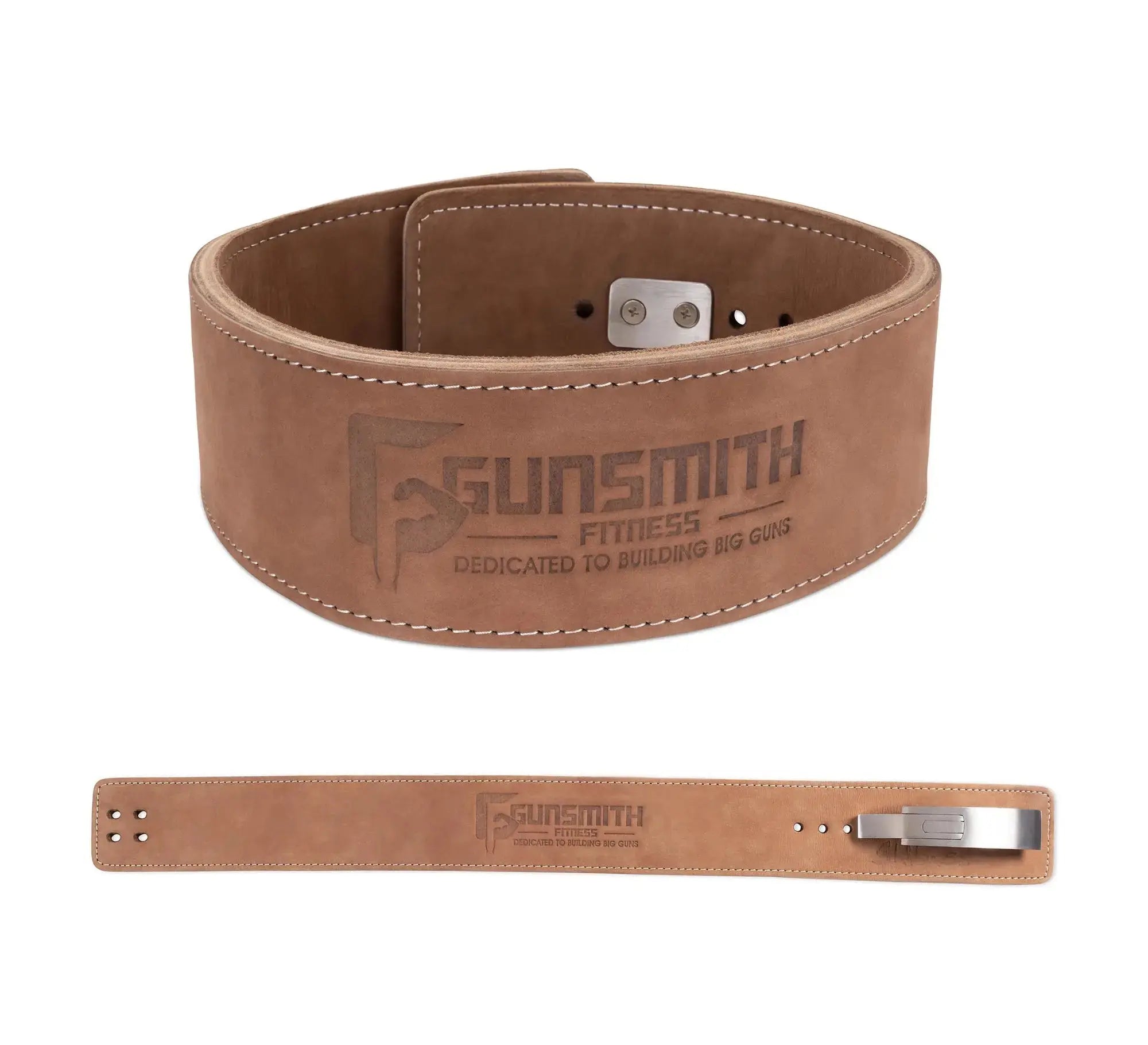 Shibusa Brown Leather Lever Belt - Gunsmith Fitness