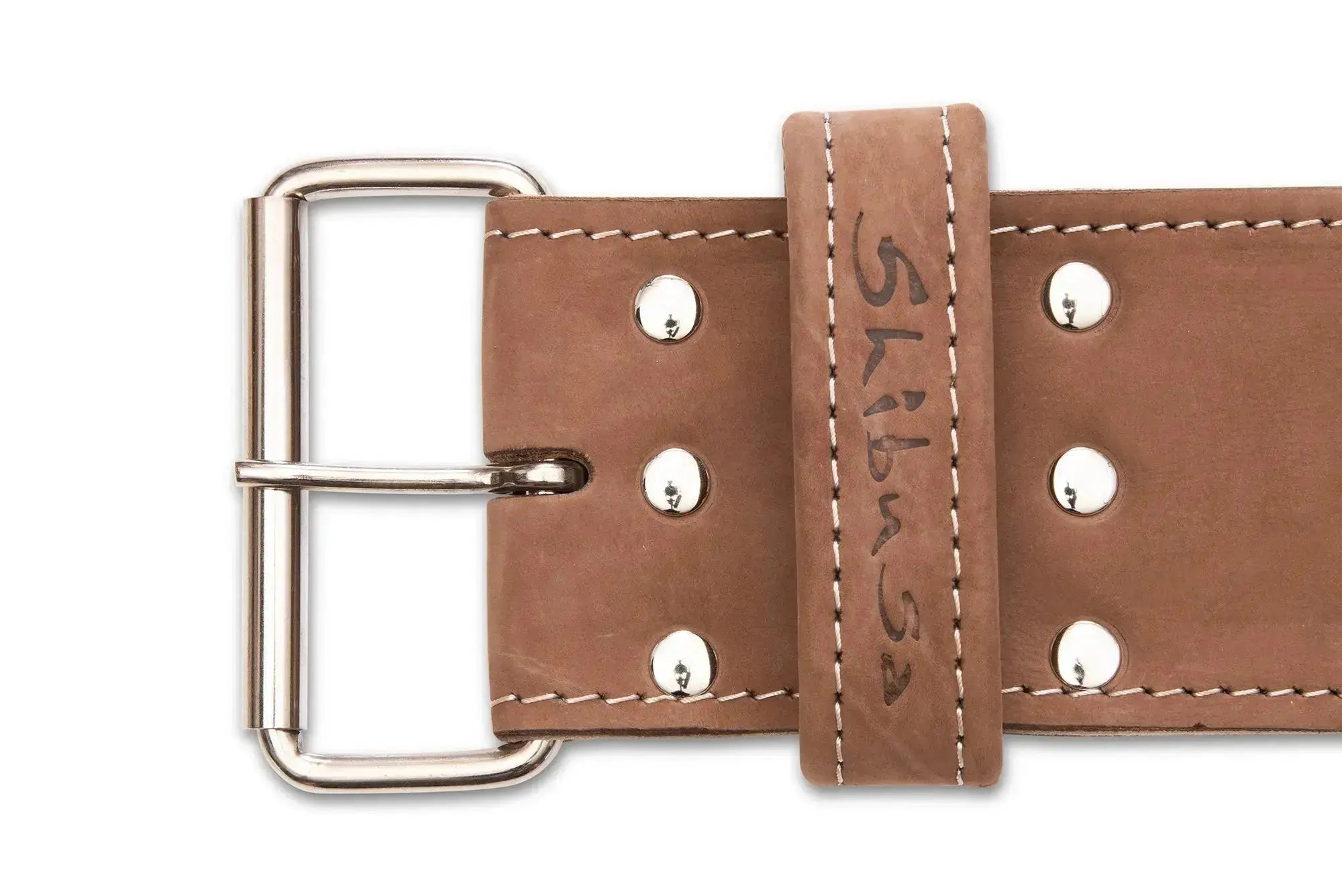 Shibusa Brown Leather Single Prong Belt - Gunsmith Fitness