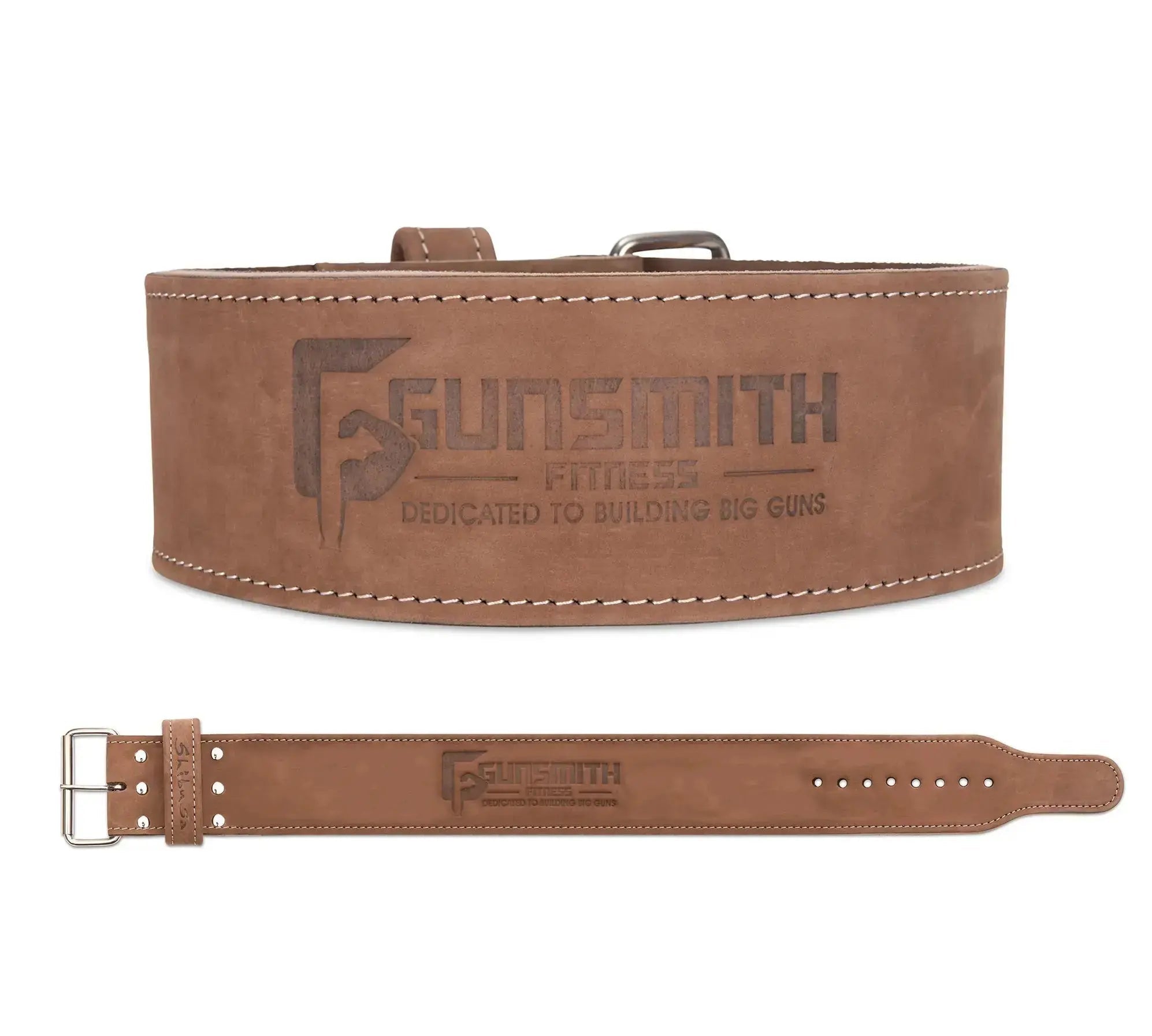 Shibusa Brown Leather Single Prong Belt - Gunsmith Fitness