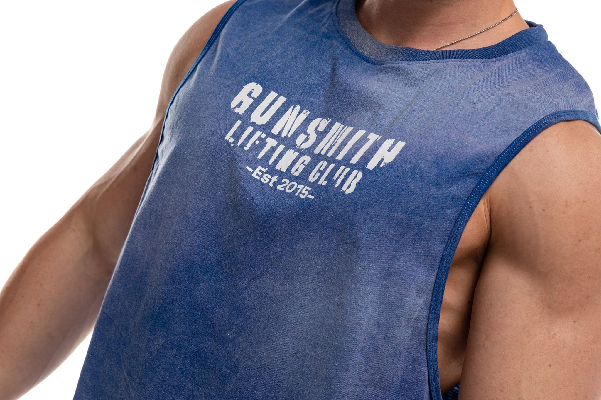 Clearance - Lifting Club Acid Wash Gym Tank - Gunsmith Fitness