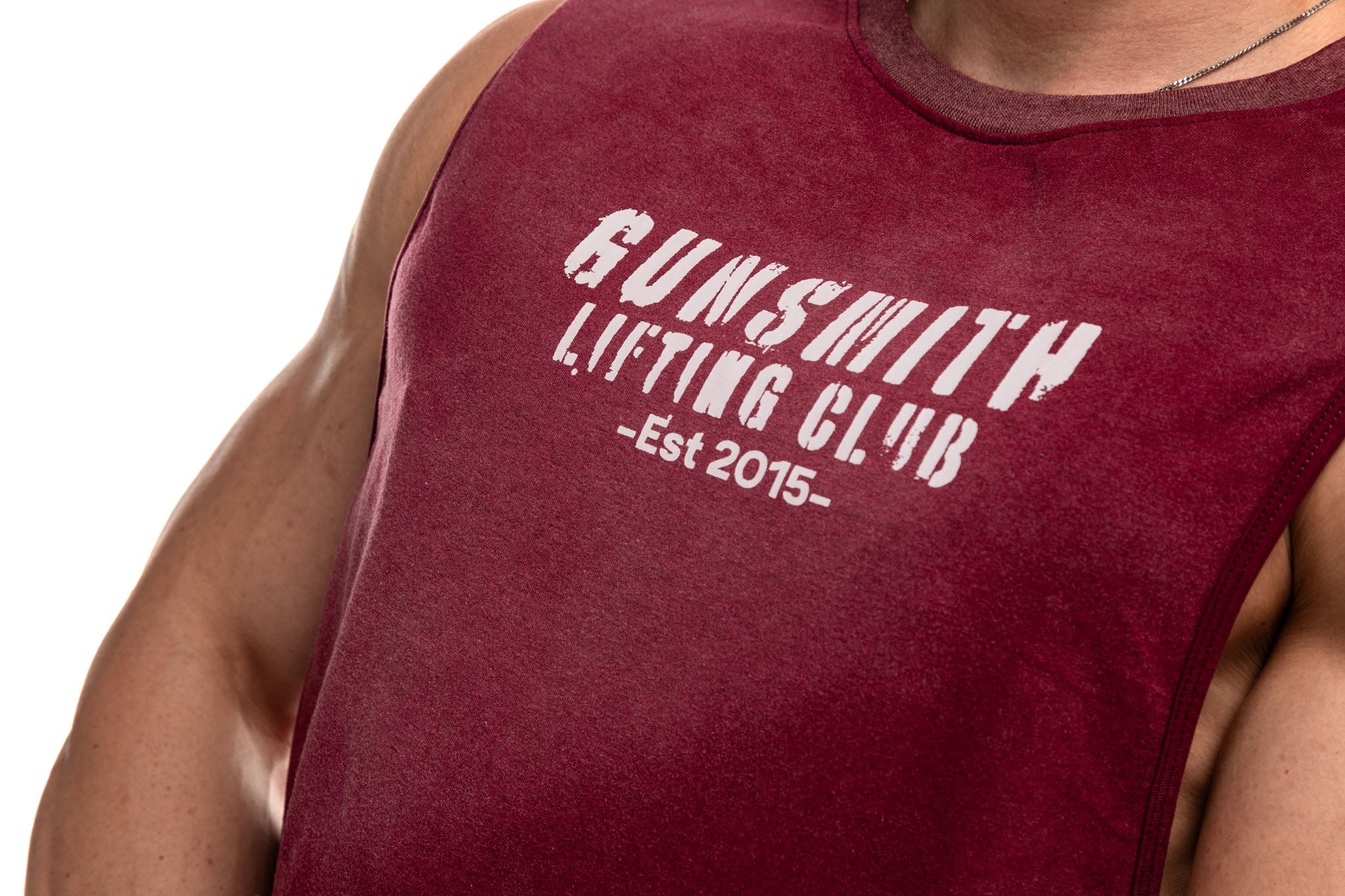 Clearance - Lifting Club Acid Wash Gym Tank - Gunsmith Fitness