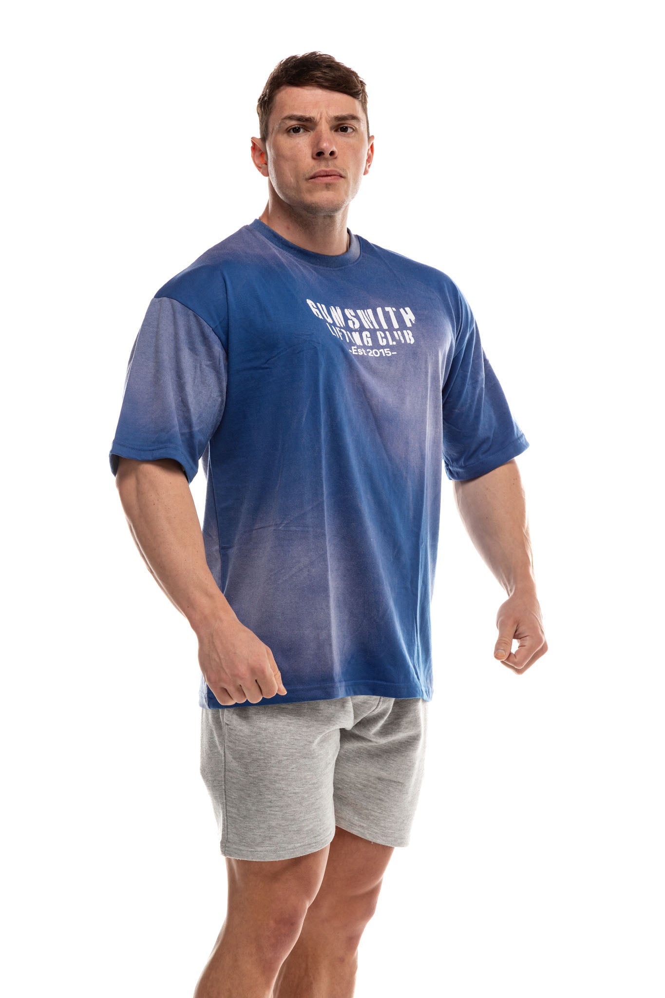 Clearance - Lifting Club Acid Wash Oversized T-Shirt - Gunsmith Fitness