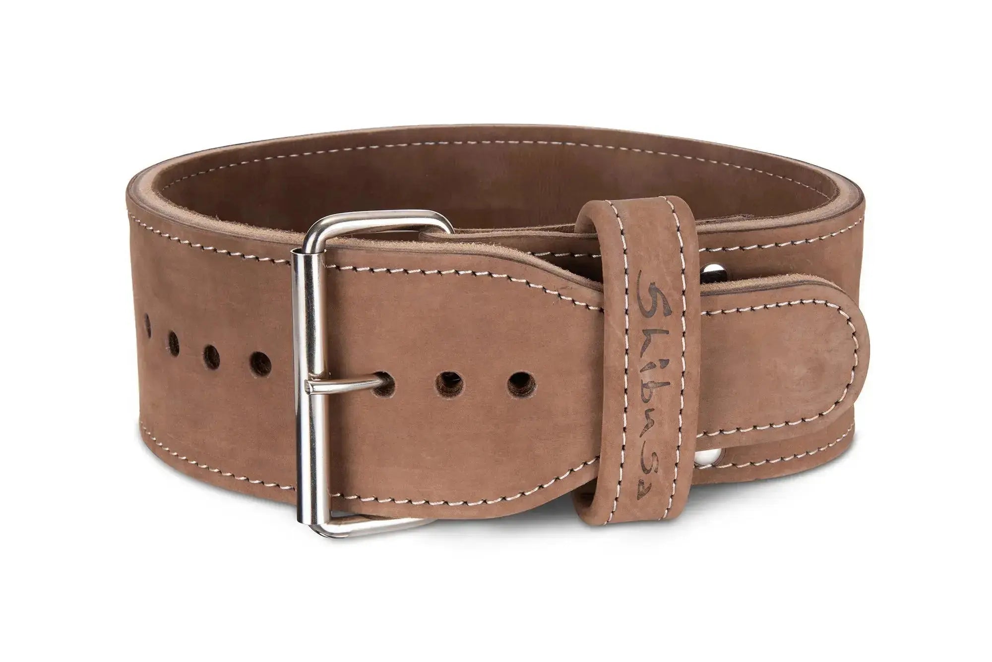 Shibusa Brown Leather Single Prong Belt - Gunsmith Fitness