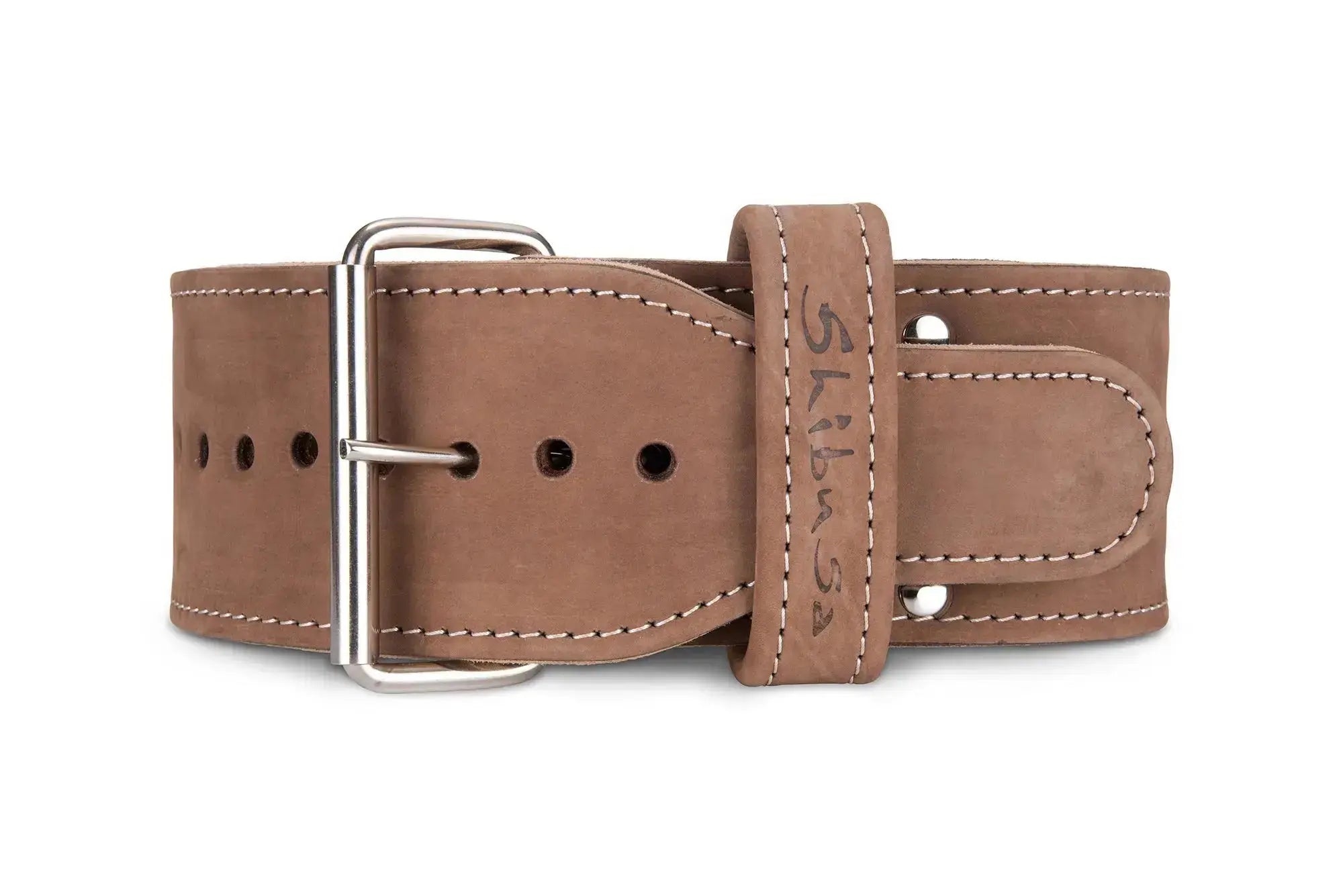 Shibusa Brown Leather Single Prong Belt - Gunsmith Fitness