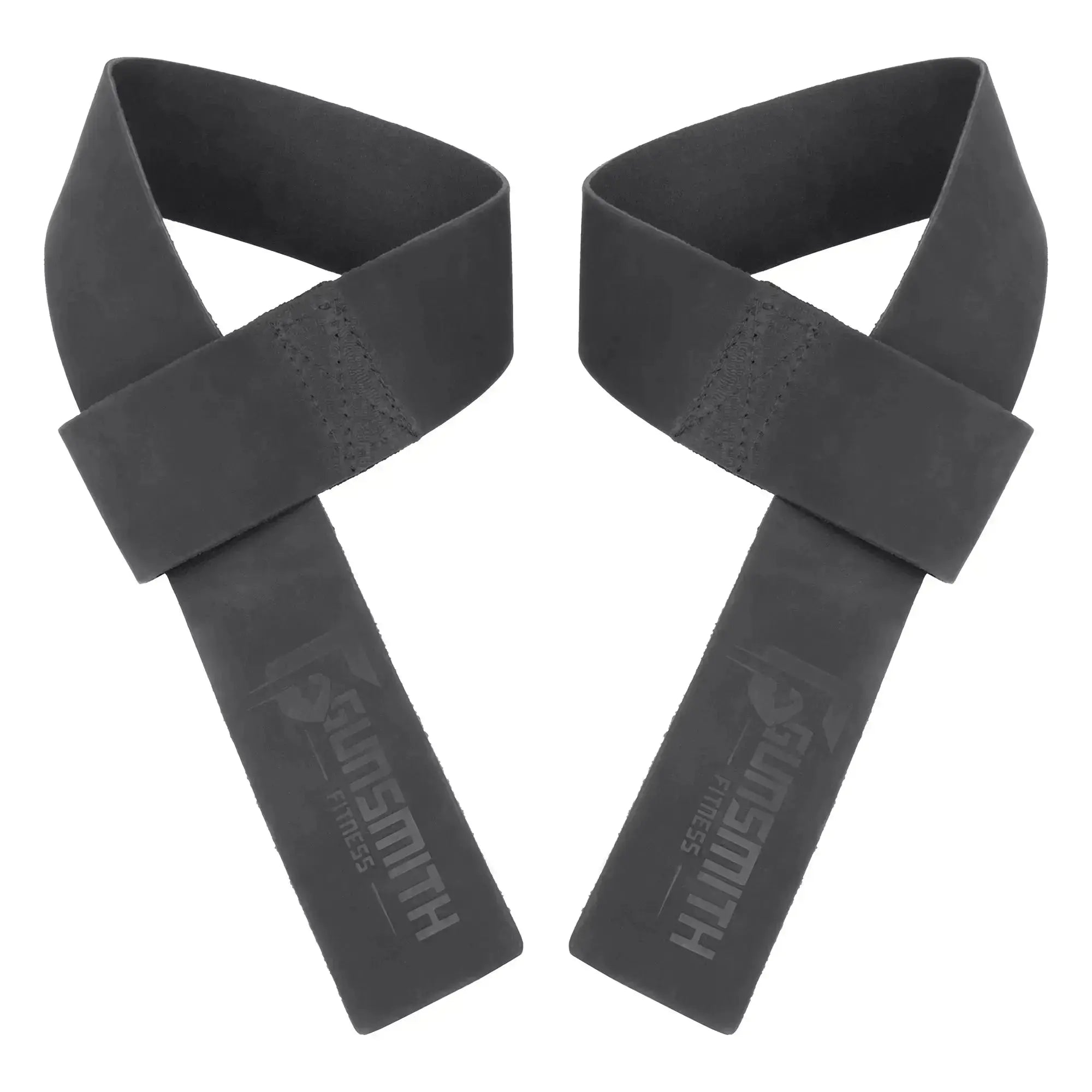 Premium 2 inch/5cm Wide Genuine Leather Weight Lifting Straps - Gunsmith Fitness